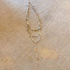NWOT BaubleBar Gold Chain Layered Necklace